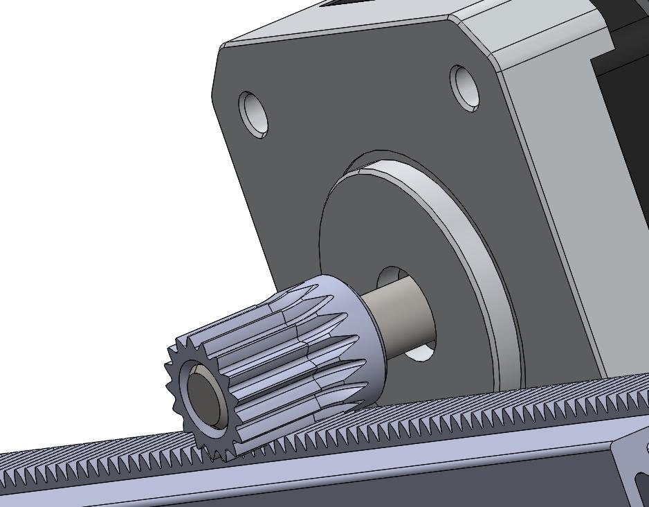 Figure 2: X-axis mechanism