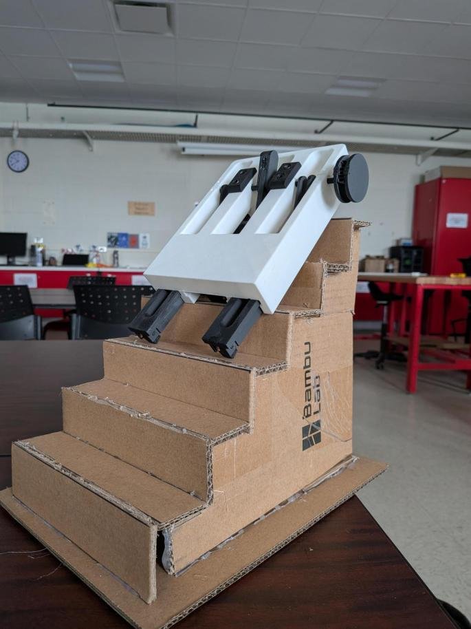 Stair climber scale model testing